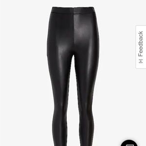 Express Black Faux Leather Leggings